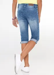 Capri džíny Mid Waist, bonprix