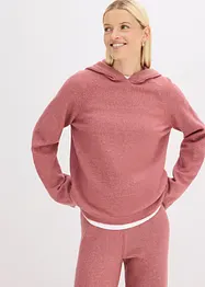 Pletený svetr s kapucí, bonprix