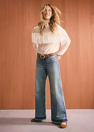 Džíny Wide Leg, Mid Waist, bonprix