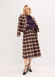 Šifónová halenka s odnímatelnou vázačkou, bonprix