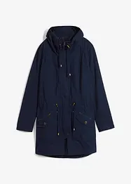 Krátká bavlněná parka se stojáčkem, vypasovaná, bonprix