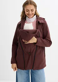 Těhotenská/nosící softshellová bunda, nastavitelná šířka, bonprix