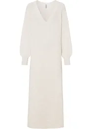 Oversize pletené šaty v délce midi, bonprix