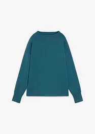 Oversize mikina z měkkého materiálu scuba, bonprix