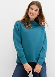 Oversize mikina z měkkého materiálu scuba, bonprix