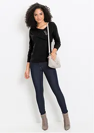 Svetr z jemné pleteniny s bavlnou, bonprix