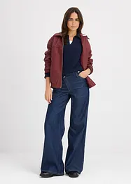 Triko polo z jemné viskózy, bonprix