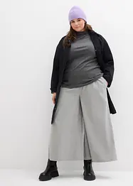 Culotte kalhoty s vlněným vzhledem, bonprix