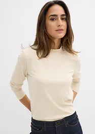 Tričko s dlouhým rukávem a stojáčkem, s recyklovaným polyamidem, bonprix