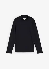 Tričko s dlouhým rukávem a stojáčkem, s recyklovaným polyamidem, bonprix