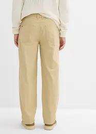 Keprové kalhoty s pohodlným pasem, Relaxed Fit, Straight, bonprix