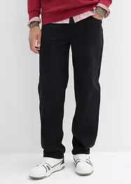 Keprové kalhoty s pohodlným pasem, Relaxed Fit, Straight, bonprix