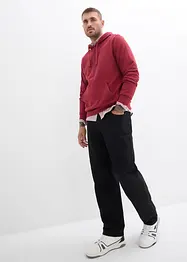 Keprové kalhoty s pohodlným pasem, Relaxed Fit, Straight, bonprix