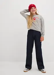 Džíny Wide Leg, Mid Waist, bonprix