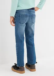 Džíny bez zapínání, Mid Waist, pohodlný pas, bonprix