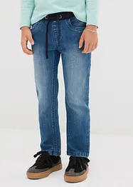 Džíny bez zapínání, Mid Waist, pohodlný pas, bonprix