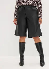 Bermudy z umělé kůže, bonprix