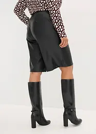 Bermudy z umělé kůže, bonprix