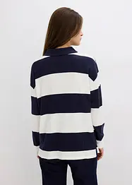 Oversize svetr s polo límečkem, bonprix