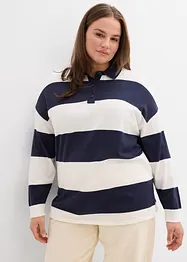 Oversize svetr s polo límečkem, bonprix