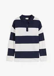 Oversize svetr s polo límečkem, bonprix