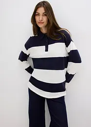 Oversize svetr s polo límečkem, bonprix