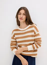 Oversize svetr z čisté bavlny, bonprix