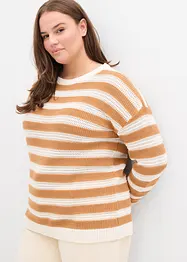 Oversize svetr z čisté bavlny, bonprix