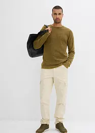 Svetr se sepraným vzhledem, Slim Fit, bonprix