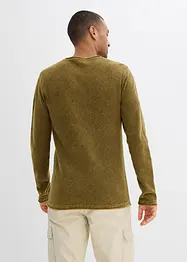 Svetr se sepraným vzhledem, Slim Fit, bonprix