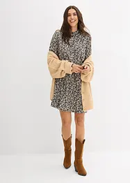 Minišaty ze splývavé viskózy, bonprix