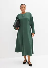 Nařasené midi šaty, bonprix