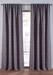 Neprůhledný závěs s melírovanou strukturou (1 ks v balení), bonprix