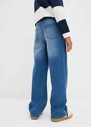 Džíny Loose Fit, Straight, s nastavitelným pasem, bonprix