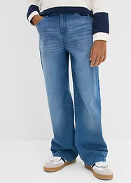 Džíny Loose Fit, Straight, s nastavitelným pasem, bonprix