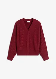 Oversize pletený kabátek, bonprix