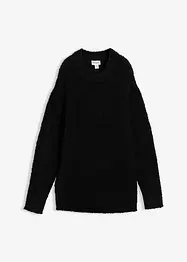 Oversized svetr z flaušové příze, bonprix
