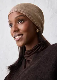 Čepice Beanie z jemné pleteniny, bonprix