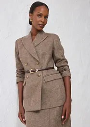 Úzký kožený pásek, bonprix