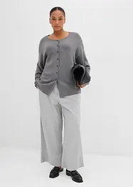 Vypasovaný pletený kabátek z viskózové směsi, bonprix