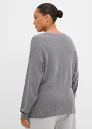 Vypasovaný pletený kabátek z viskózové směsi, bonprix