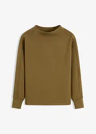 Oversize mikina z měkkého materiálu scuba, bonprix