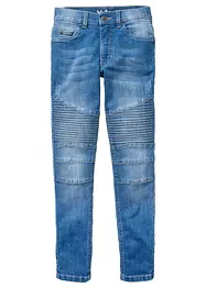 Strečové džíny s nastavitelným pasem, Straight, Skinny Fit, bonprix