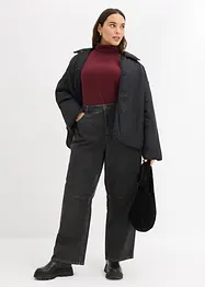 Džíny Barrel, Mid Waist, bonprix