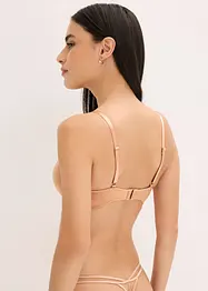 Podprsenka s kosticemi, z třpytivého materiálu, bonprix