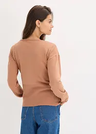 Kabátek z jemného úpletu ze splývavé viskózové směsi, bonprix
