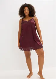 Saténové negližé s lesklým efektem, bonprix