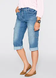Strečové cargo džíny, Mid Waist, bonprix
