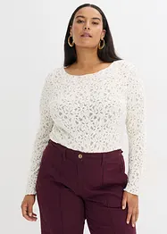 Krajkové body s hebkým povrchem, bonprix