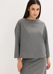 Tunika z pevného materiálu se vzorem rybí kosti, bonprix